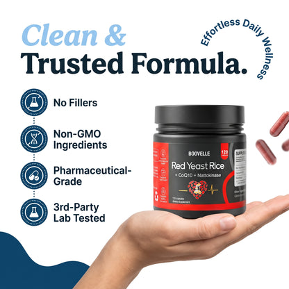 Boovelle™ Red Yeast Rice with Nattokinase & CoQ10