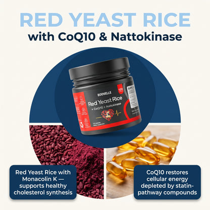 Boovelle™ Red Yeast Rice with Nattokinase & CoQ10