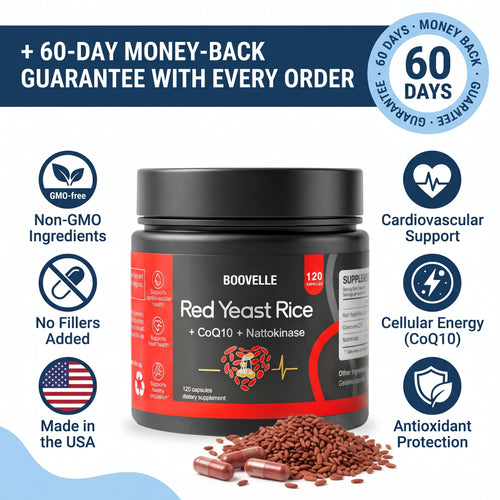 Boovelle™ Red Yeast Rice with Nattokinase & CoQ10