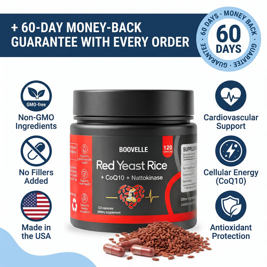 Boovelle™ Red Yeast Rice with Nattokinase & CoQ10