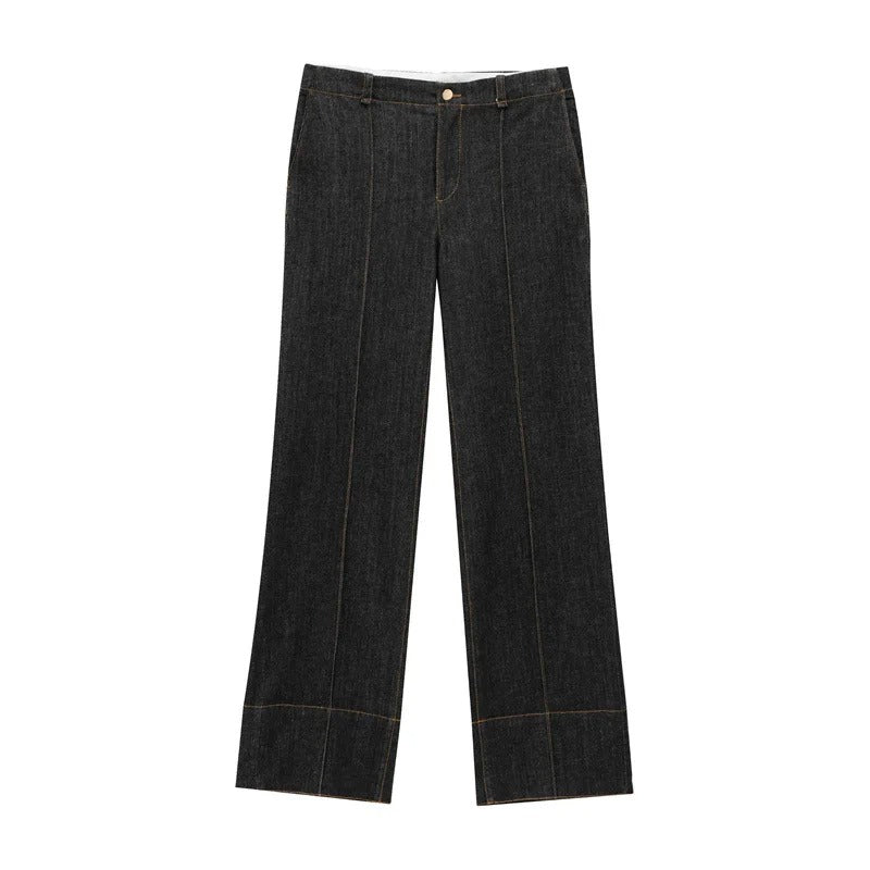 Timeless Denim Pants Set